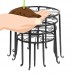 Dazone Metal 4 in 1 Potted Plant Stand Floor Flower Pot Rack/Round Iron Plant Stands, Scroll Pattern   